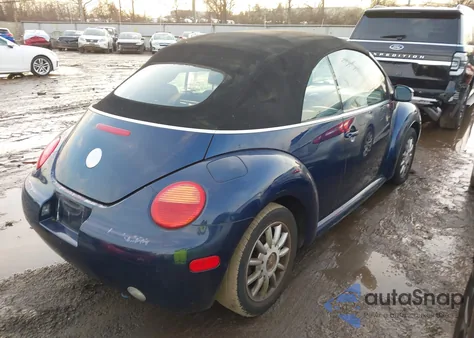 2004 Volkswagen New Beetle Gls из США, поврежденный, VIN 3VWCM31Y14M345383